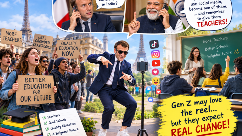 How to Handle Gen Z? The Indian PM Has a Masterclass for France!